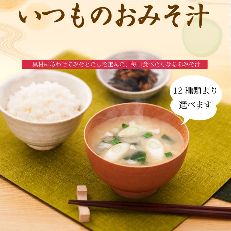 アマノフーズ 12種より選べる いつものおみそ汁 6種×10食 計60食 送料無料 一部地域を除く フリーズドライ みそ汁 味噌汁 簡単 インスタント