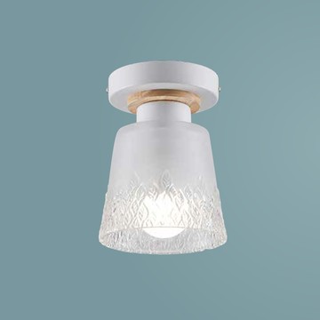 E27 原木玻璃造型吸頂燈 36-61820