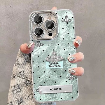 【自帶鏡頭膜】適用蘋果16promax手機殼15pm冰川紋彩繪iphone14pm西太后公仔13新款女12簡約11創意個性15支架