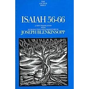 Isaiah 56-66: A New Translation with Introduction and Commentary (Hardcover)