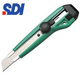 SDI 手牌螺旋鎖定 0425C 大 美工刀 /支 (顏色隨機出貨)｜領券最高折$220