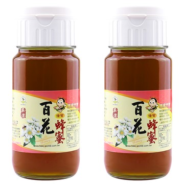 BEE WORLD 蜂蜜世界 嚴選台灣百花蜂蜜 700g  2罐