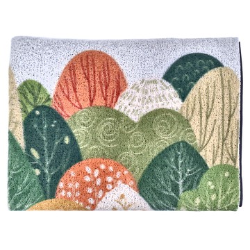 ROYALLIN 蘿林嚴選 森林刮泥地墊  森林綠色  1個  90 x 60cm