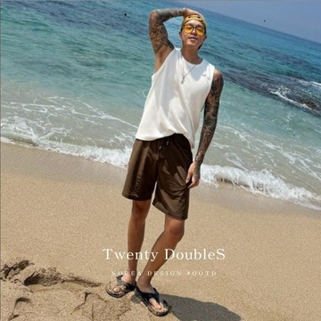 【20ss_select】韓系 夏季涼感休閒短褲 短褲 短褲男 海灘褲 涼感短褲 夏季短褲 男生短褲 女生短褲 運動短褲