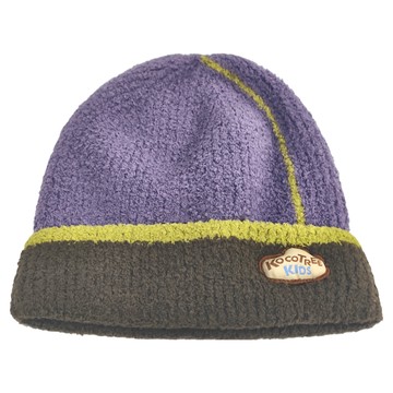 KOCOTREE 糯糯絨保暖拚色毛帽  尺寸:52-56cm  紫色  L