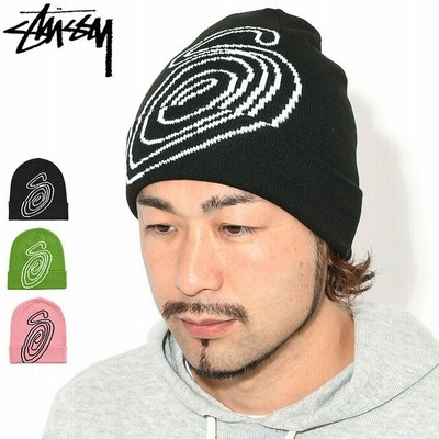 カラーはネイビーになりますStussy/ステューシー Swirl S CUFF Beanie