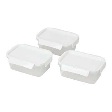 珍珠金屬 氣密保鮮盒3件組 1.1L  HB-6364  3個  1組