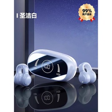 柏林之聲2025新款藍牙耳機骨傳導不入耳無線開放夾耳式運動大電量