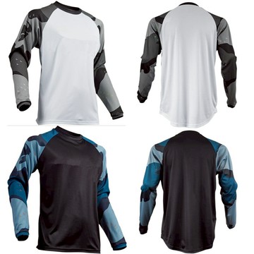 新款騎行透氣吸汗戶外裝備騎行賽車服越野摩托車車服速降上衣定制