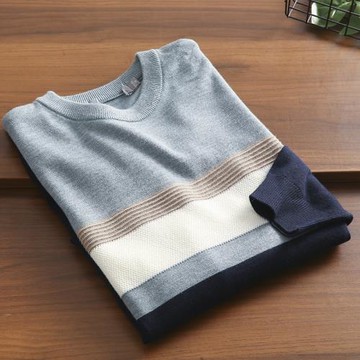 細膩又舒適！羊毛混紡！一線外貿男裝工廠剪標尾貨秋冬針織衫毛衣