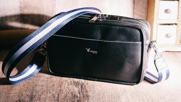 【客製化 聖誕禮物 】 皮革相機包 斜跨包