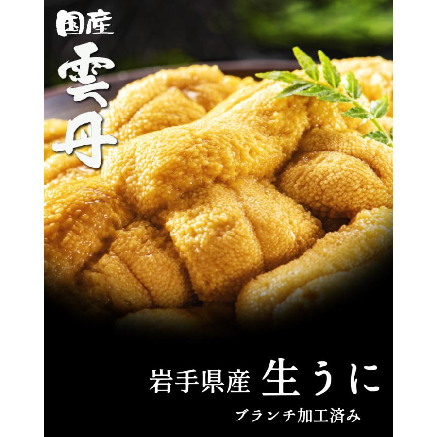 国産うに 200g  うに  岩手県産　箱入り　生うに 100g×２パックセット 冷凍　ブランチウニ　国産 雲丹　・国産ウニ２P・