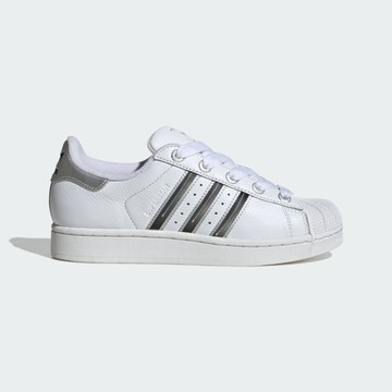 Adidas 愛迪達 Superstar II W [JR4233] 女 運動休閒鞋 舒適 白 銀
