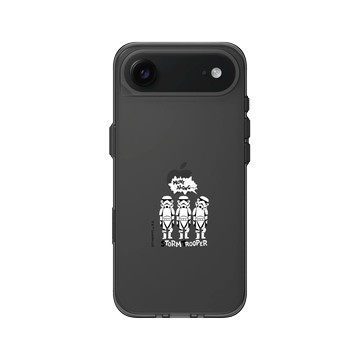 iPhone Air Clear (相機按鈕) 酷墨灰 - 迪士尼-星際大戰 Star Wars - 風暴兵-剪紙系列