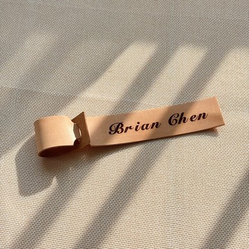 真皮行李吊牌 免費客製化雷射雕刻 | 旅行用品/聖誕禮物/交換禮物