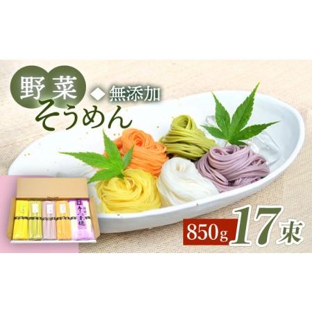 ふるさと納税 野菜 そうめん 白瀧 17束 850g  パプリカ 八女茶 かぼちゃ 紫芋 [SCB073] 長崎県南島原市