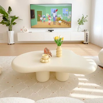 【送桌墊】云朵茶幾小戶型2013簡約家用奶油風民宿客廳異形桌
