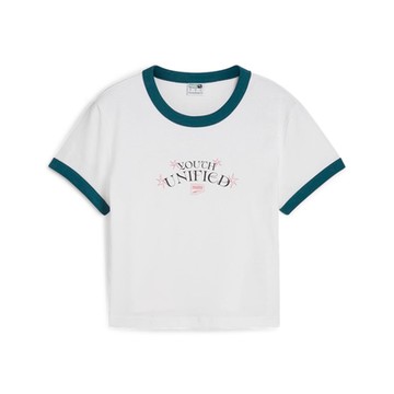 【PUMA官方旗艦】流行系列Downtown寶貝短袖T恤 女性 62665402