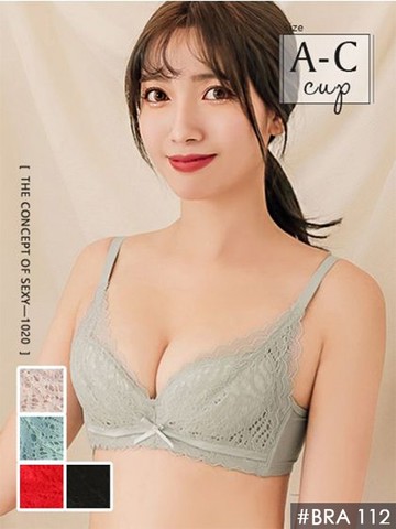 軟鋼圈薄荷氣泡少女內衣單件 4色