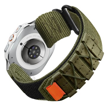 【免運】適用三星Galaxy Watch7 Ultra 47mm 戶外運動尼龍迴環編織錶帶