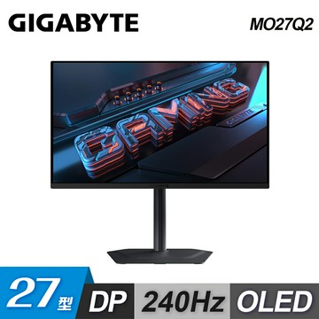 【GIGABYTE 技嘉】MO27Q2 27型 QD-OLED 240Hz 電競螢幕【三井3C】