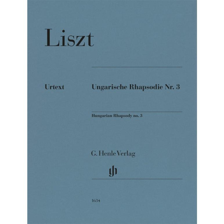 ピアノ 楽譜 リスト ハンガリー狂詩曲 第3番 Ungarische Rhapsodie Nr.3