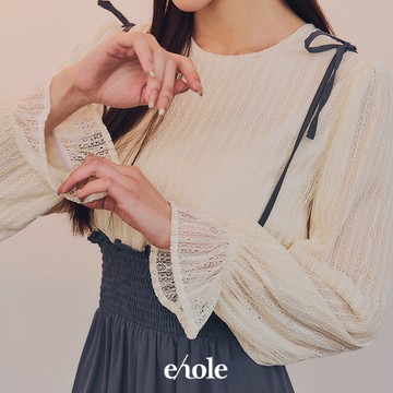 假兩件吊帶蕾絲拼接雪紡洋裝-灰