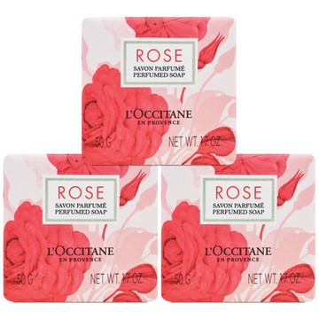 LOCCITANE 歐舒丹 玫瑰香氛皂 50g*3