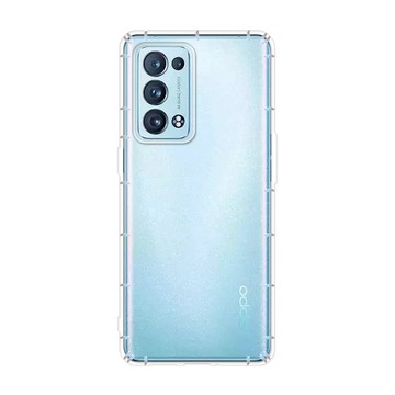 RedMoon OPPO Reno6 Pro 5G 防摔透明TPU手機軟殼 鏡頭孔增高版