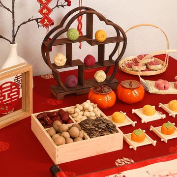 訂婚擺臺結婚擺件裝飾品立體喜字擺件桌面婚房布置花瓶用品大全