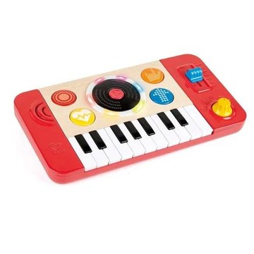 Hape 搖滾DJ音樂鍵盤 寶寶音樂玩具/音樂啟蒙(IHEF0621B) 1272元