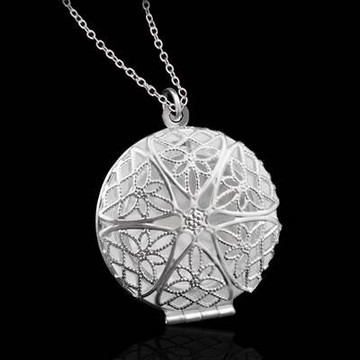 現貨+預購 925純銀項鍊 吊墜-精選韓式時尚圓形風格母親節生日情人節禮物女配件73ad113【獨家進口】【米蘭精品】