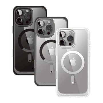 iPhone 16 系列 UB Mag 透色磁吸防摔殼｜相機按鍵 Pro Max 灰色