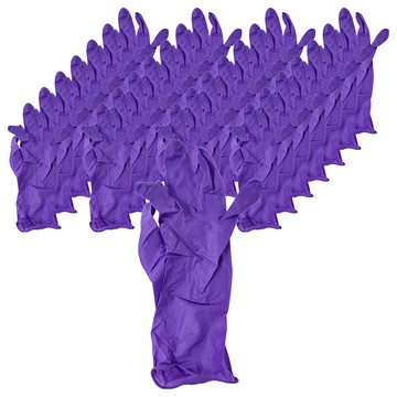 YOUG WANG 永旺 手套 NBR丁腈合成橡膠製 印尼產  紫  S  100個