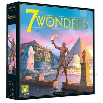 ✨臺灣熱銷✨英文版第二版七大奇蹟世界7wonders V2桌遊卡牌休閒聚會桌面遊戲