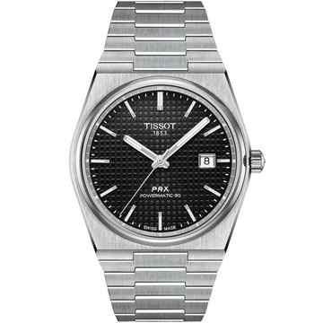 TISSOT PRX POWERMATIC 80 經典旗艦機械錶/T1374071105100/40mm