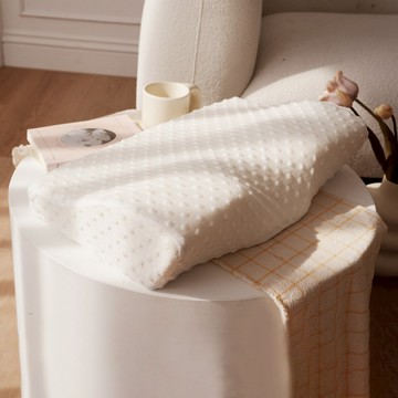 BUHO 3D立體泡泡絨人體工學護頸記憶枕-蝶型款 - 1入