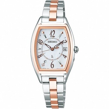 SEIKO 精工錶 LUKIA 系列 鈦金屬太陽能電波腕錶 1B32-0AJ0KS(SSQW054J)-28mm-白面鋼帶【刷卡回饋 分期0利率】【APP下單點數13倍送】