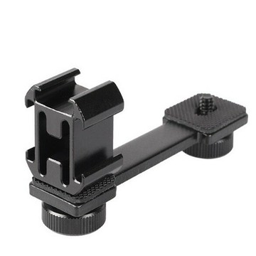 現貨 三頭熱靴座 + 延伸支架 三頭熱靴座 一轉三 錄影器材 器材擴充 轉接座 1/4 熱靴 熱靴轉接座 3頭熱靴座｜領券最高折$220