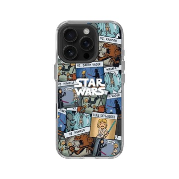 iPhone 16 Pro Clear Case（相機按鈕） 透明 - 迪士尼-星際大戰 Star Wars - 星戰角色-漫畫系列