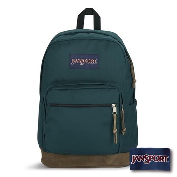 JANSPORT -RIGHT PACK 校園系列後背包 -杜松綠（JS0A4QVA）