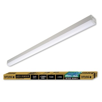 億光 20W 2呎 LED一體式線型燈具-6500K 白光