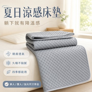 隔日到貨 涼感保潔墊 涼感睡墊 涼墊 涼感床墊 冰涼蓆 平鋪保潔墊 冰絲涼蓆 單人保潔墊 保潔墊雙人 保潔墊 平單保潔墊