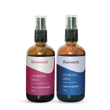 【本月推薦】玫瑰天竺葵 / 馬鬱蘭花粹精露保濕噴霧 100ml x 2 天然保濕護膚舒緩噴霧