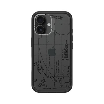 iPhone 16 Mod NX 黑 - NASA - 火箭軌跡 (Black)