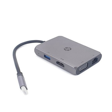 HP TC235 原廠 USB-C TYPE-C HUB 七合一 擴充 多功能 集線器 VGA PD HDMI USB3.0 網路孔 GIGA LAN