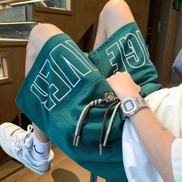 5分運動短褲男款2025夏季新款青少年初中生高中生潮流寬松五分褲