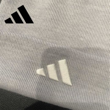 Adidas阿迪達斯針織帽冷帽秋冬休閑棉帽灰色毛線帽保暖彈力帽子