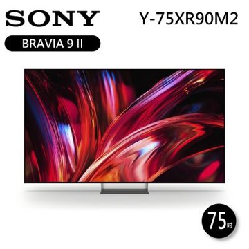 SONY索尼 75吋 Y-75XR90M2 BRAVIA 9 II True RGB 4K XR HDR 智慧顯示器