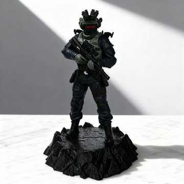 三角洲行動蝕金玫瑰威龍模型手工3d打印上色爆款仿真diycos